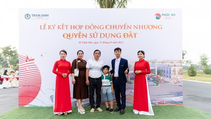 Trần Anh Group ký kết hợp đồng chuyển nhượng quyền sử dụng đất của dự án Phúc An ASUKA