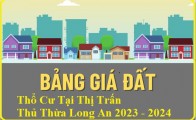 Giá Đất Thổ Cư Tại Thị Trấn Thủ Thừa Long An 2024