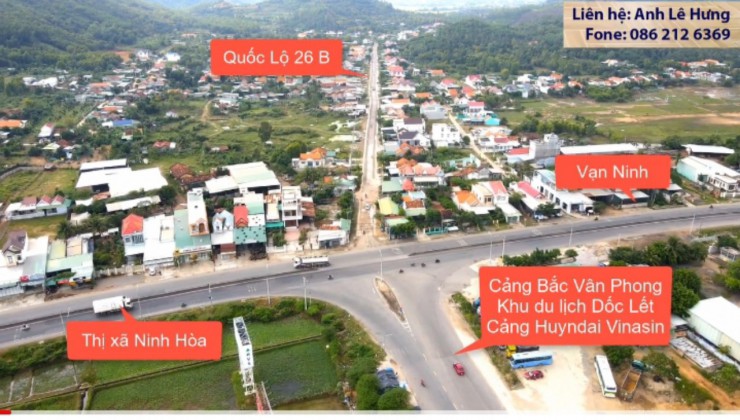 Đất 03 mặt tiền Ninh Hòa, Khánh Hoà dành cho nhà đầu tư có duyên.