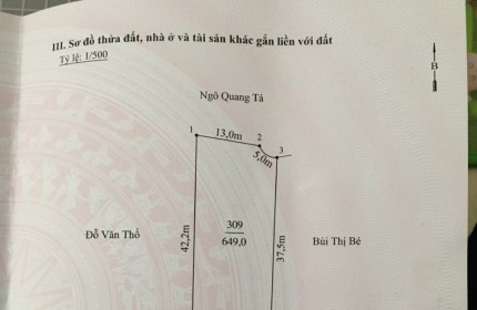 Bán nhanh lô đất 649 m2 tại Tân Phong, Kiến Thụy. - Hải Phngf