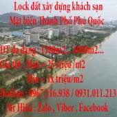 Lock đất xây dựng khách sạn mặt biển Thành Phố Phú Quốc