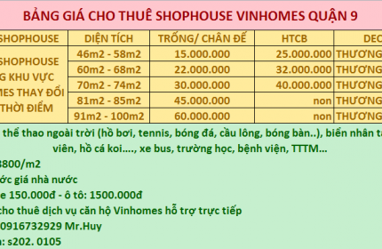 cho thuê căn hộ sinh viên, nvvp vinhomes đẹp lung linh đa tiện ích