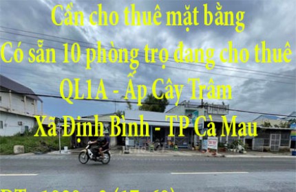 Cần cho thuê mặt bằng có sẵn 10 phòng trọ đang cho thuê