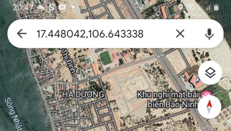 Bán đất mặt tiền đường 36m tại Bảo Ninh - Đồng Hới - Quảng Bình