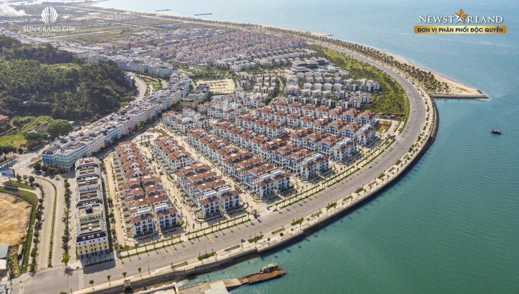 Qũy biệt thự cuối cùng ngắm biển Hạ Long vốn đầu tư 10 tỷ tại Sun Grand City Feria LH: 094.7352.197