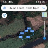 Chính chủ gửi bán lô đất mặt sông diện tích 1655 m2 thuộc xã Phước Khánh