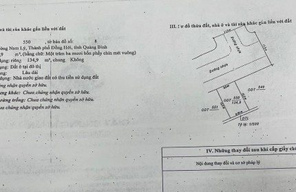 bán đất đường Nguyễn Tri Phương Nam Lý, trung tâm khu 525, đầy đủ tiện ích xung quanh, LH 0888964264