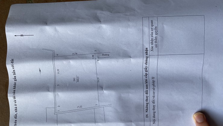 Bán đất thổ cư chính chủ, diện tích 360m2 tại quốc oai hà nội