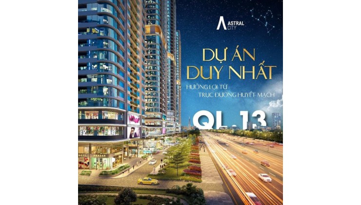 Shophouse Astral City mặt tiền QL13 mở bán đợt đầu