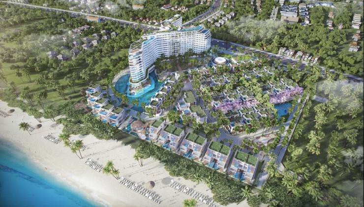 Căn hộ nghỉ dưỡng cao cấp 50m2 giá 3 tỷ với đường bờ biển đẹp nhất tại Charm Resort Hồ Tràm