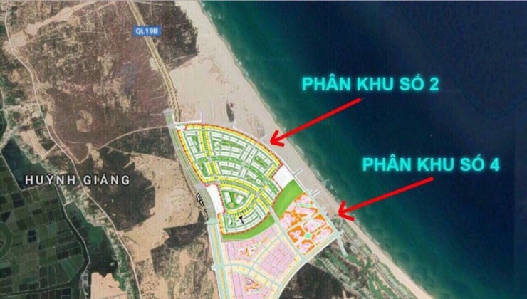 Đất nền ven biển có sổ đỏ sẵn lâu dài trên bán đảo Phương Mai TP Quy Nhơn Bình Định