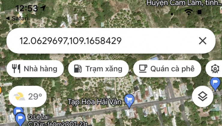 Đất Hàm Nghi Cam Đức Cam Lâm Khánh Hoà- 250m2- Chỉ 7tỷ