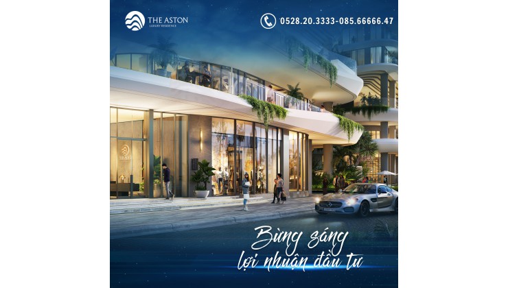 Căn hộ The Aston Luxury Residence Hướng Đông nam - VIEW BIỂN - Tầng 5 -  2PN - 75m2 - giá chỉ từ 1,46 tỉ