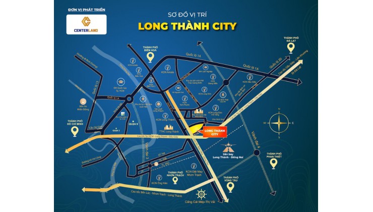 Đất Nền Ngay Sân Bay Long Thành, Quá Hot 1,5Ty sở hữu ngay lô 120m2, Sổ Sẵn