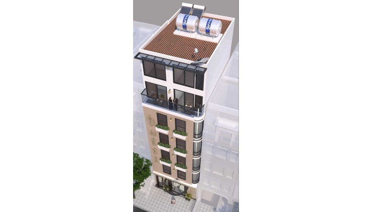 Building mặt tiền đường lớn - 8 tầng mới tinh - 8 x 20m - khu Tân Hương Tân Phú