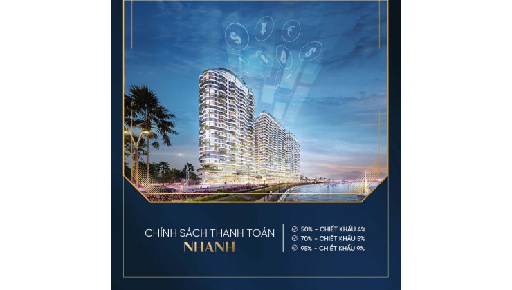 Cần bán căn hộ cao cấp ngay cầu Trần Phú Nha Trang, view biển, sổ hồng sở hữu lâu dài