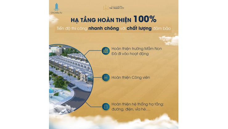 Sổ đỏ trao tay mua ngay KDT AN PHÚ(The Trident City) ngay hôm nay