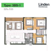 Bán gấp căn hộ 3PN Full nội thất tại Linden Empire City Thủ Thiêm Quận 2