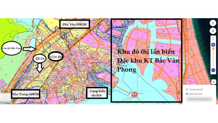 Đất nền đấu giá full thổ cư khu Bắc Vân Phong- Khánh Hòa, giá chỉ 1,8 tỷ/ nền