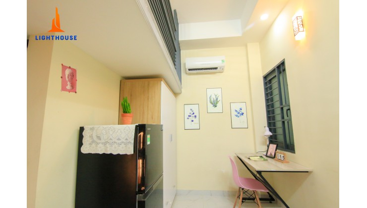 Duplex bé xinh có nội thất gần Hutech, UEF, Hồng Bàng