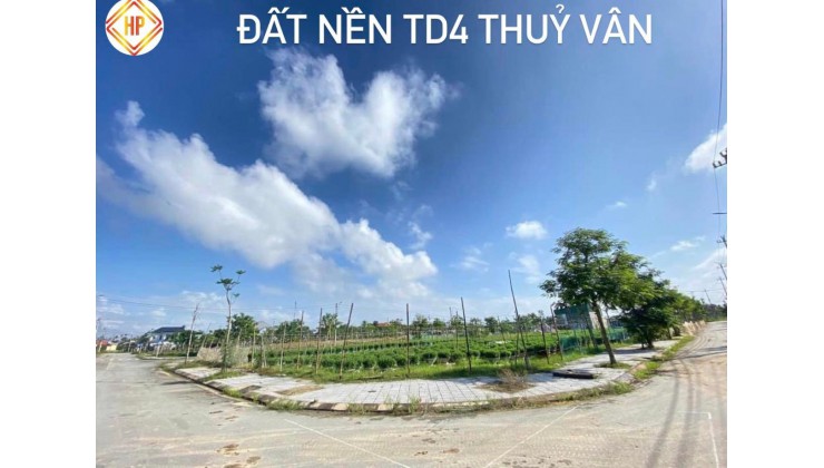 Lô góc hai mặt tiền TD4 Thủy Vân -Hương Thủy - Thừa Thiên Huế