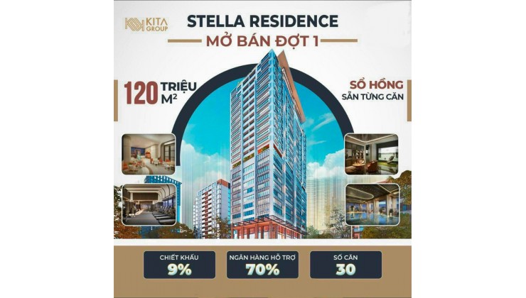 ⚡️ Căn hộ hạng sang Stella Residence CK cực mạnh 10%
