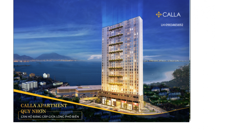 CALLA APARTMENT - CĂN HỘ CÓ S CALLA APARTMENT - CĂN HỘ CÓ SÂN VƯỜN ĐẦU TIÊN TẠI QUY NHƠN. 