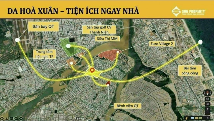 SUN GROUP MỞ BÁN ĐẤT NỀN KHU ĐẦM SEN NAM HÒA XUÂN, GIÁ GỐC TRỰC TIẾP TỪ CHỦ ĐẦU TƯ