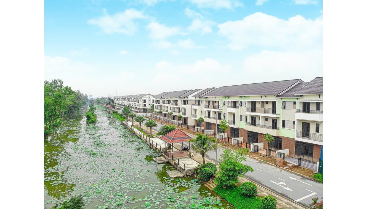 Căn nhà phố 90m2 view sông Tào Khê, cạnh trường học, bệnh viện tại VSIP Bắc Ninh