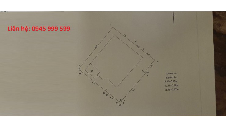 Bán 180m2 nhà khu phân lô Làng Kiến Trúc Võng Thị Tây Hồ nhỉnh 250 triệum2.