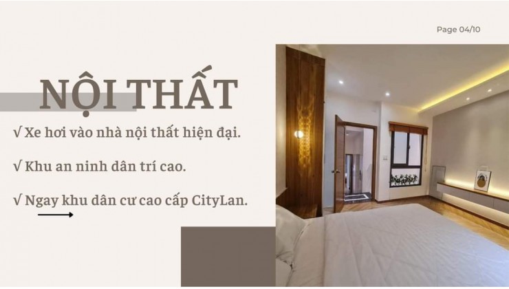 NHÀ PHỐ CITYLAND GÒ VẤP ,ĐƯỜNG 6M .5 TẦNG, THANG MÁY FULL NỘI THẤT XỊN SÒ. Giá 13.8ty