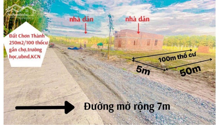 Cần bán gấp lô đất sổ sẵn chính chủ ở Quang Minh, Chơn Thành