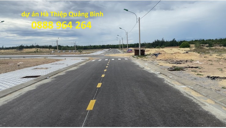 bán đất dự án Hà Thiệp Võ Ninh Quảng Bình, đường thảm nhựa, 375m2 giá 2 tỷ xxx, giá rẻ nhất dự án, LH 0888964264