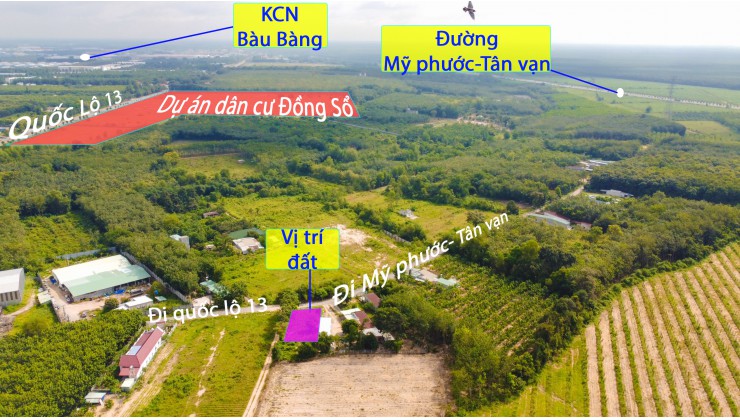 Mua bán đất Lai Hưng huyện Bàu Bàng tỉnh Bình Dương T7/2022