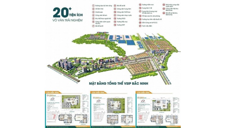 Bán biệt thự sân vườn dự án Centa Riverside Từ Sơn 180m2, giá 10,3 tỷ, sổ hồng lâu dài