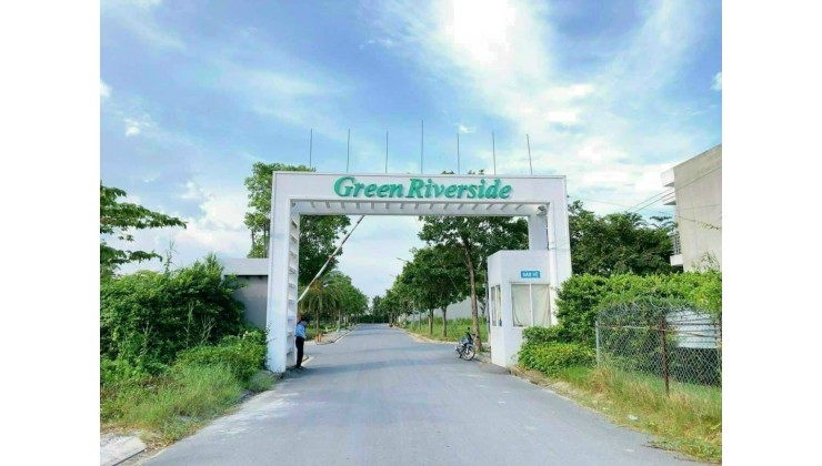 Bán đất thổ cư khu B - Green Riverside-  Huỳnh Tấn Phát, Nhà Bè, TP HCM