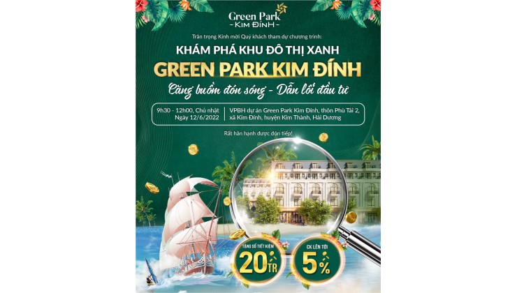 Green Park Kim Đính điểm sáng đầu tư - an cư lý tưởng