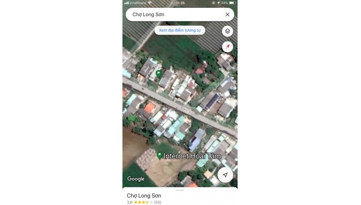 Bán đất MT đường xã Long Sơn, Huyện Cần Đước, SHR, chỉ 1.85 tỷ. Lh:0915370399