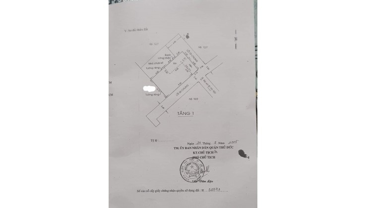 bán nhà C4, HXH,79M2,Tp Thủ Đức,Gía chỉ 5,4 tỷ.