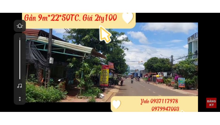 Nhà bán  thổ cư  vị trí Kinh doanh Ngay Trung tâm Thị trấn Chư sê, Gia Lai. Giá 2ty100tr