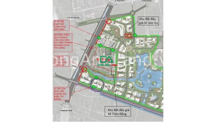 BÁN 74,9M ĐẤT ĐẤU GIÁ X4 THÔN ĐỒNG, NGUYÊN KHÊ - 2 MẶT TIỀN - CẠNH HỒ NƯỚC