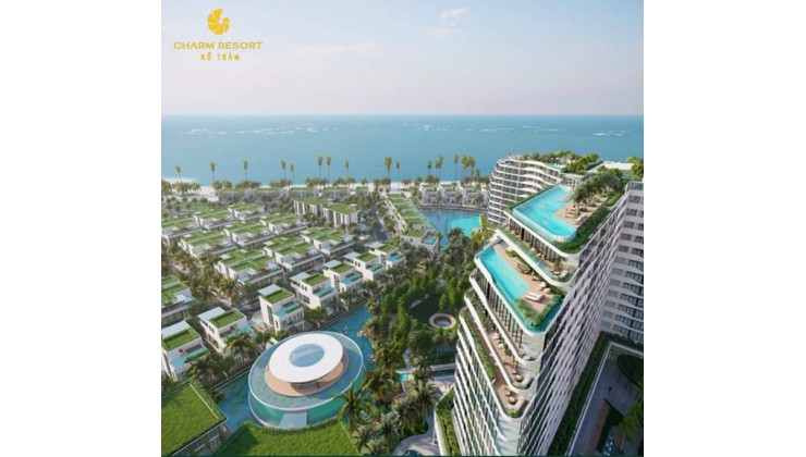 Bán căn hộ nghỉ dưỡng Charm Resort Hồ Tràm, chia sẻ lợi nhuận 90%, thanh toán chỉ 600triệu