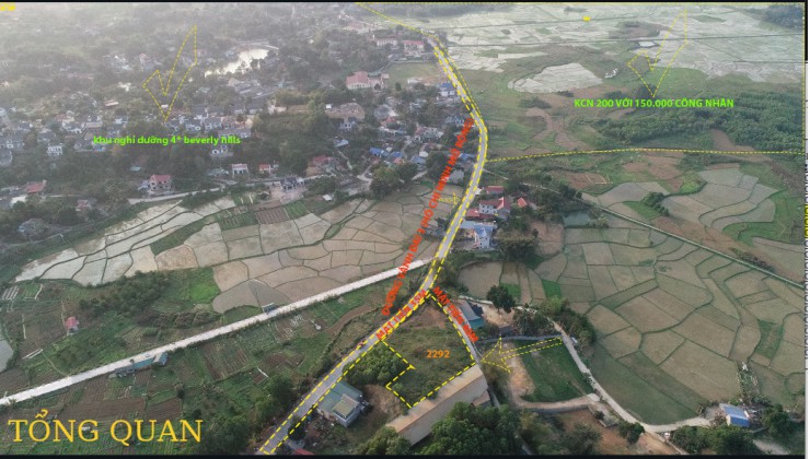 Tôi cần bán đất tại Cư Yên - Lương Sơn - Hòa Bình diện tích 2290m ngay sát khu công nghiệp