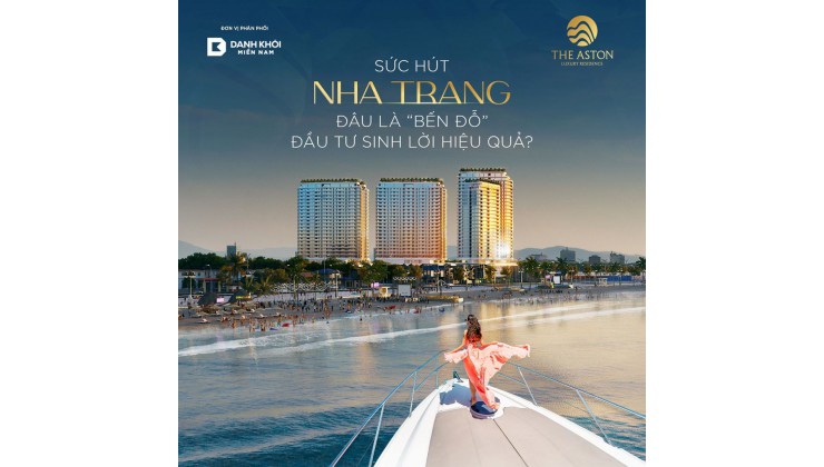Căn hộ hạng sang - Pháp lí chuẩn chỉnh nhất Nha Trang - View tỉ đô mặt tiền Trần Phú, Sông Cái - Thanh toán 899 triệu nhận nhà