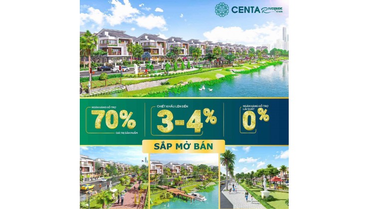 ĐẦU TƯ SINH LỜI VỚI BIỆT THỰ CENTA RIVERSIDE VSIP TỪ SƠN, GIÁ GỐC CHỦ ĐẦU TƯ