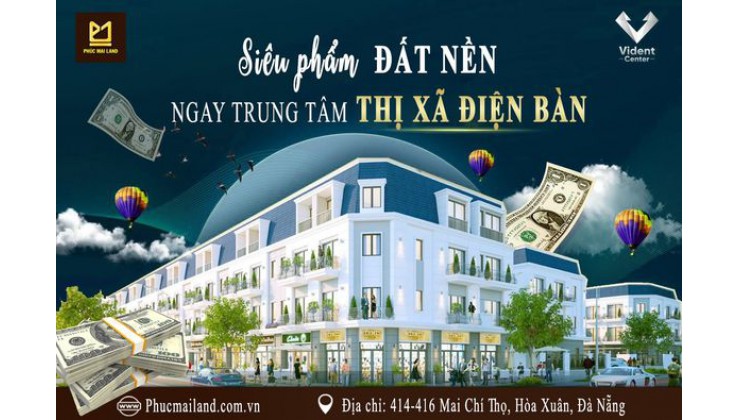 Mở Bán GĐ1 Dự Án Thành phố mới Tây Hội An - quang nam