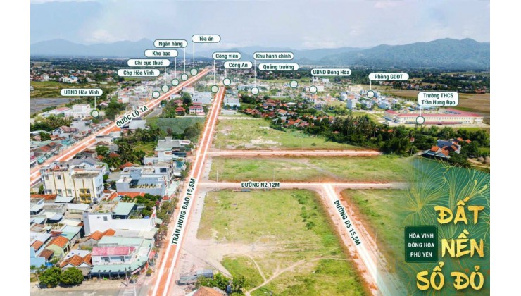 CẦN TIỀN BÁN GẤP LÔ ĐẤT TRUNG TÂM HÀNH CHÍNH KHU KINH TẾ NAM PHÚ YÊN