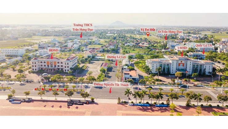 Cơ hội đầu tư đất nền sổ đỏ Đông Hoà ,gần sân bay quốc tế.