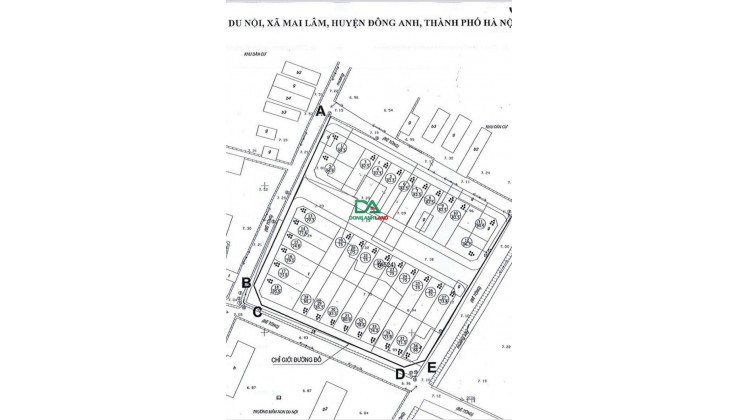 Bán đất đấu giá X5 Du Nội Mai Lâm Đông Anh