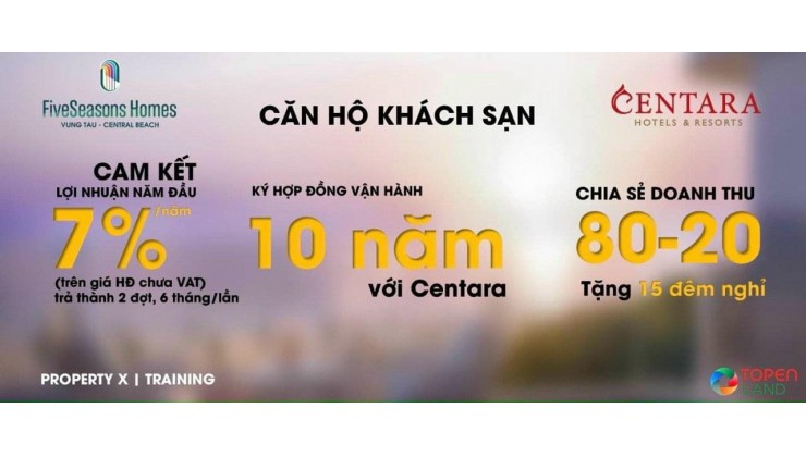 Tt trước chỉ 15% sở hữu ngay căn hộ cao cấp FiveSeasons Homes Vũng Tàu Central Beach